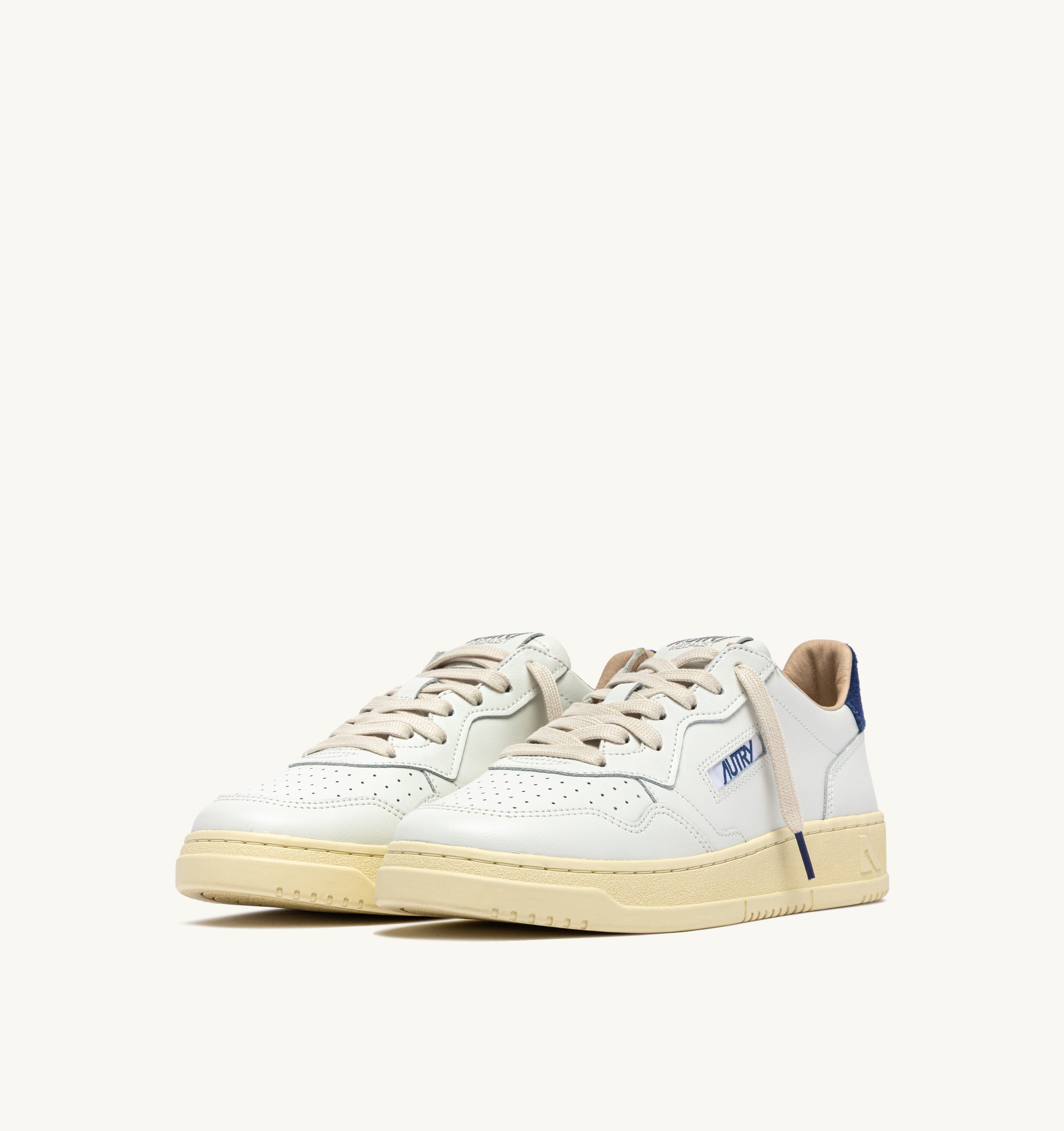 Autry Medalist Low AULM Sneaker Uomo White Blue Depth