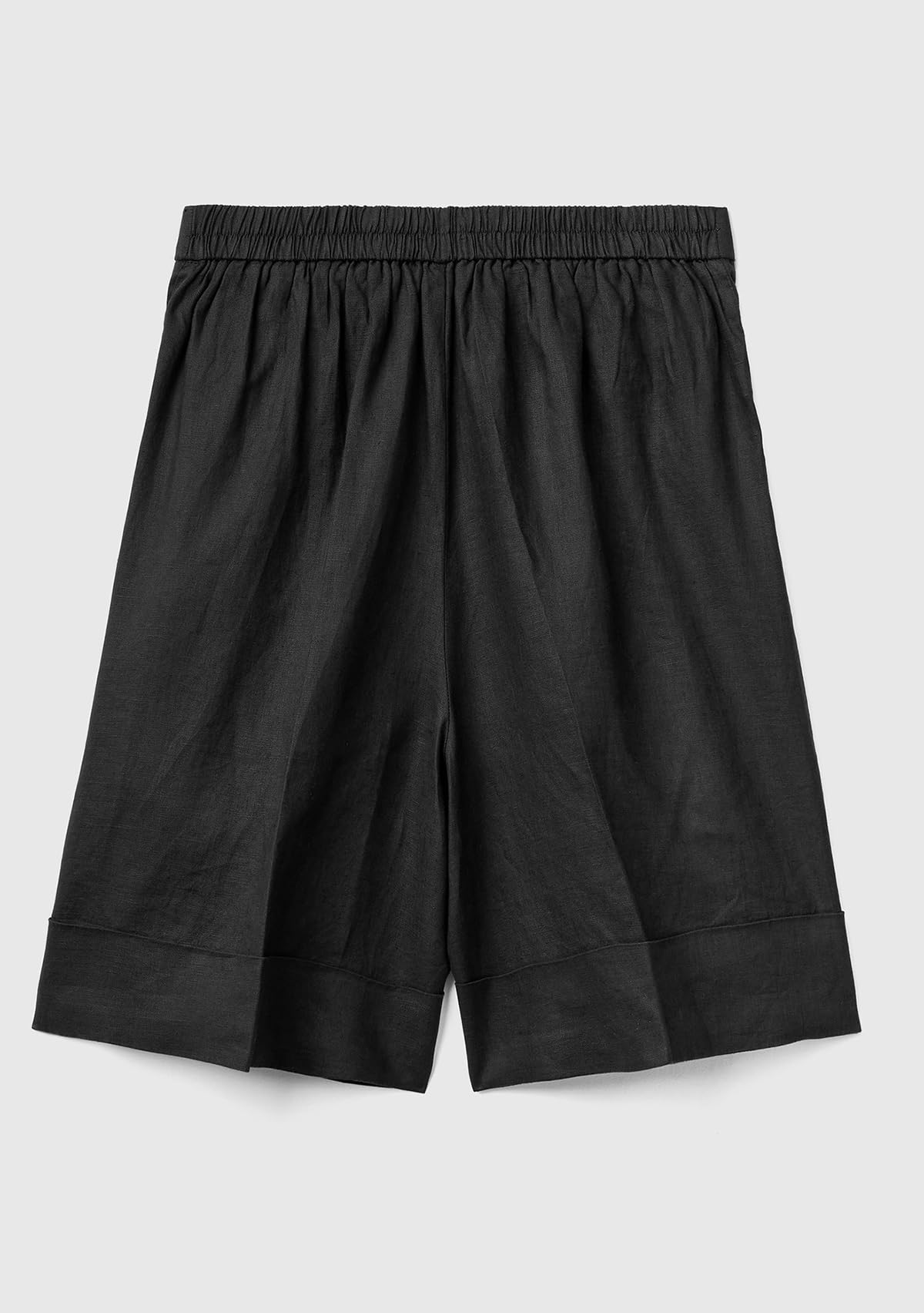 Benetton 4AGHD900D Bermuda Lino Nero Donna XL