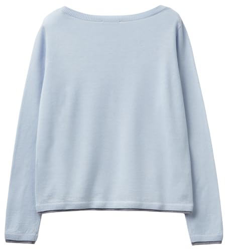 Benetton Maglieria G/C Maglia Donna Lana Extrafine Bicolor