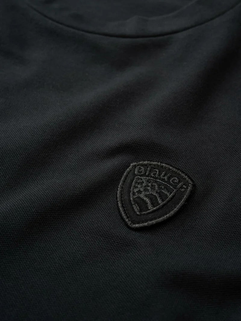 Blauer Athens 26SBLUH02306 T-shirt Cotone Nera