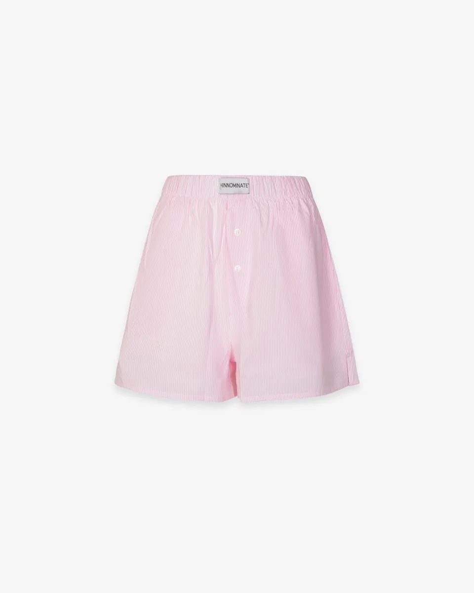 Hinnominate HMABW02608 Shorts donna nude righe