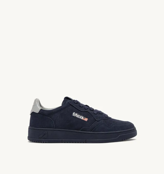 Autry Medalist Low AULM-OH07 sneaker uomo navy pelle scamosciata