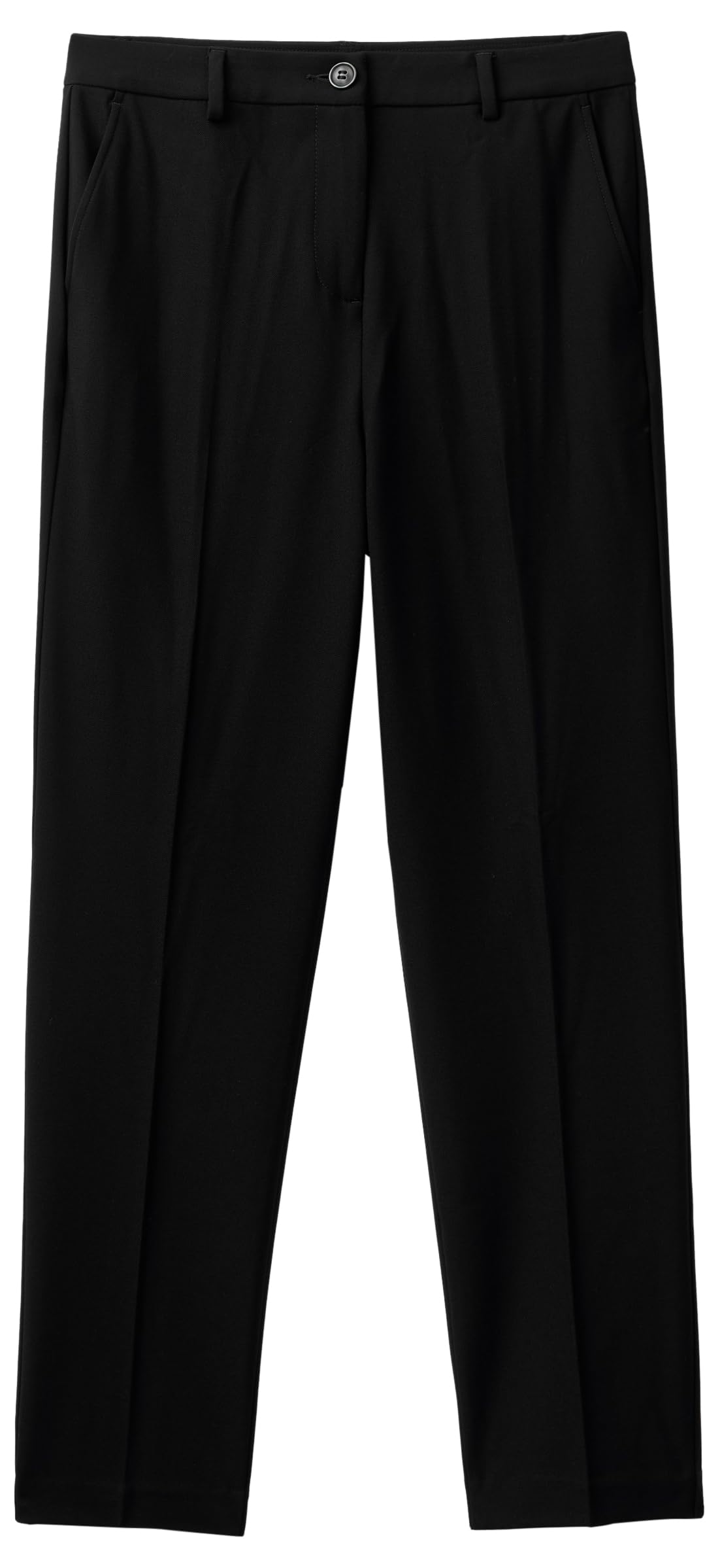Benetton 4l4h557r4 Pantaloni Donna Gabardina Blu Caviglia