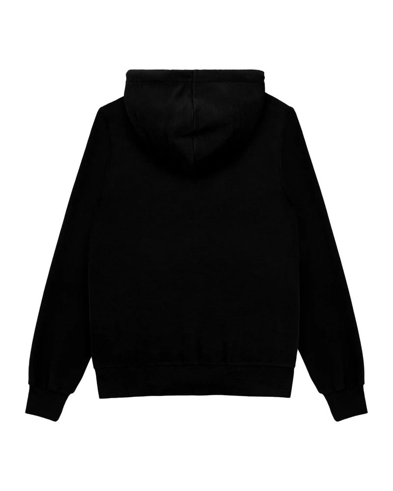Colmar 6154R felpa uomo nera zip cappuccio cotone