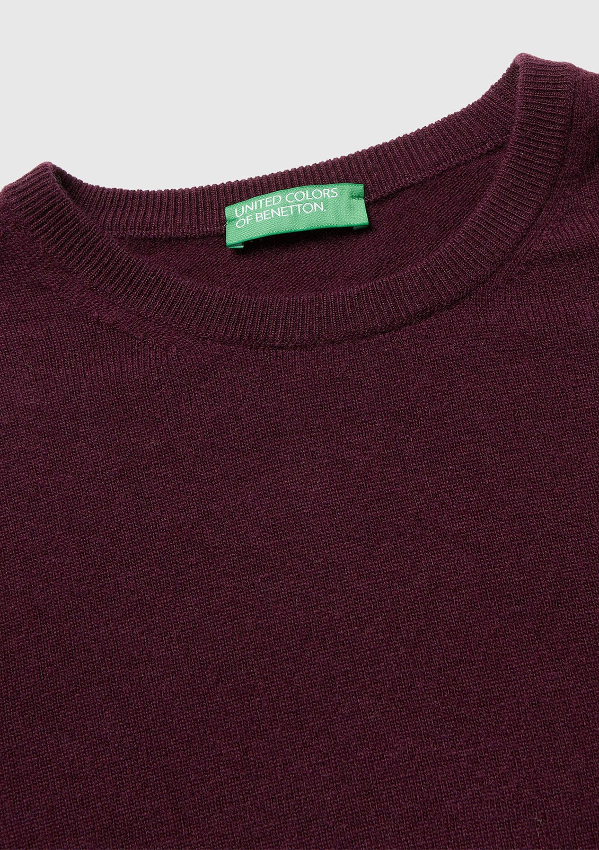 Benetton 1002u1g34 maglia girocollo uomo manica lunga