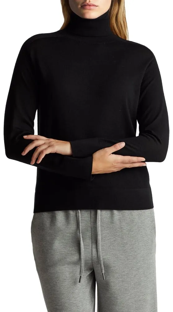 Benetton Maglia Ciclista M/L Dolcevita Lana Merino