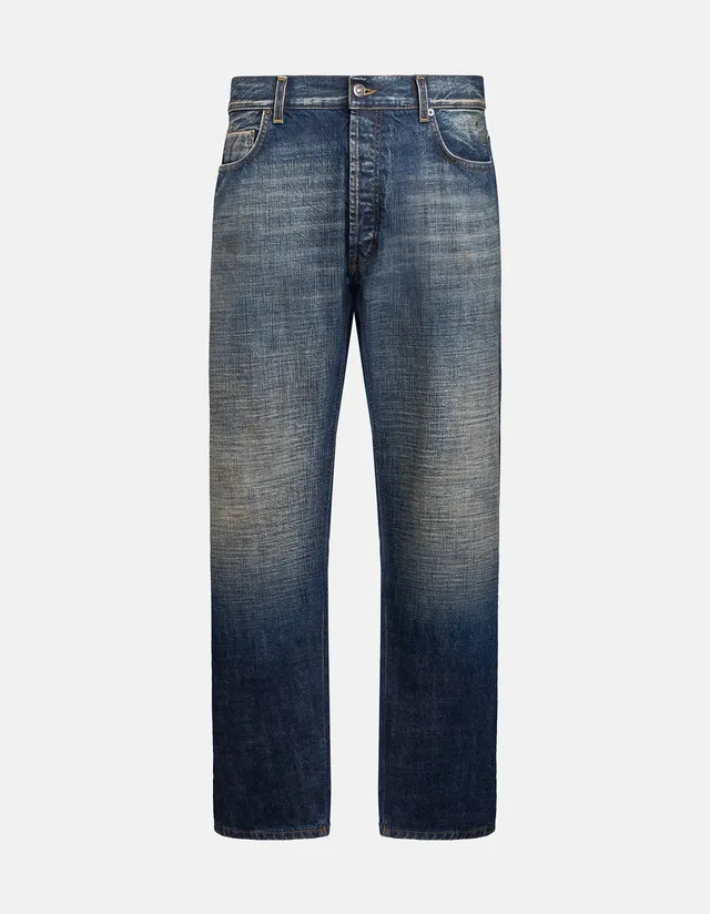 Dondup YUI UP724 jeans tapered blu uomo
