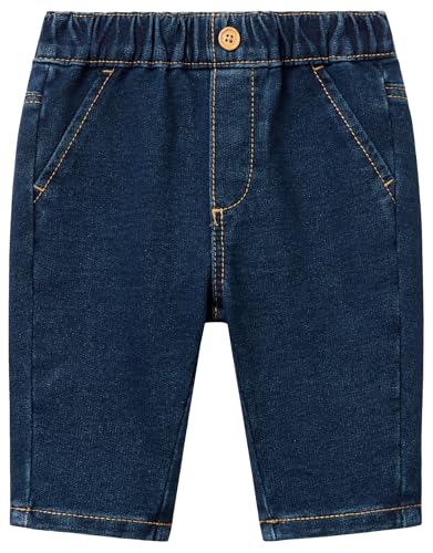Benetton Jeans Denim Felpa 74 Bimbo Tasche Toppa