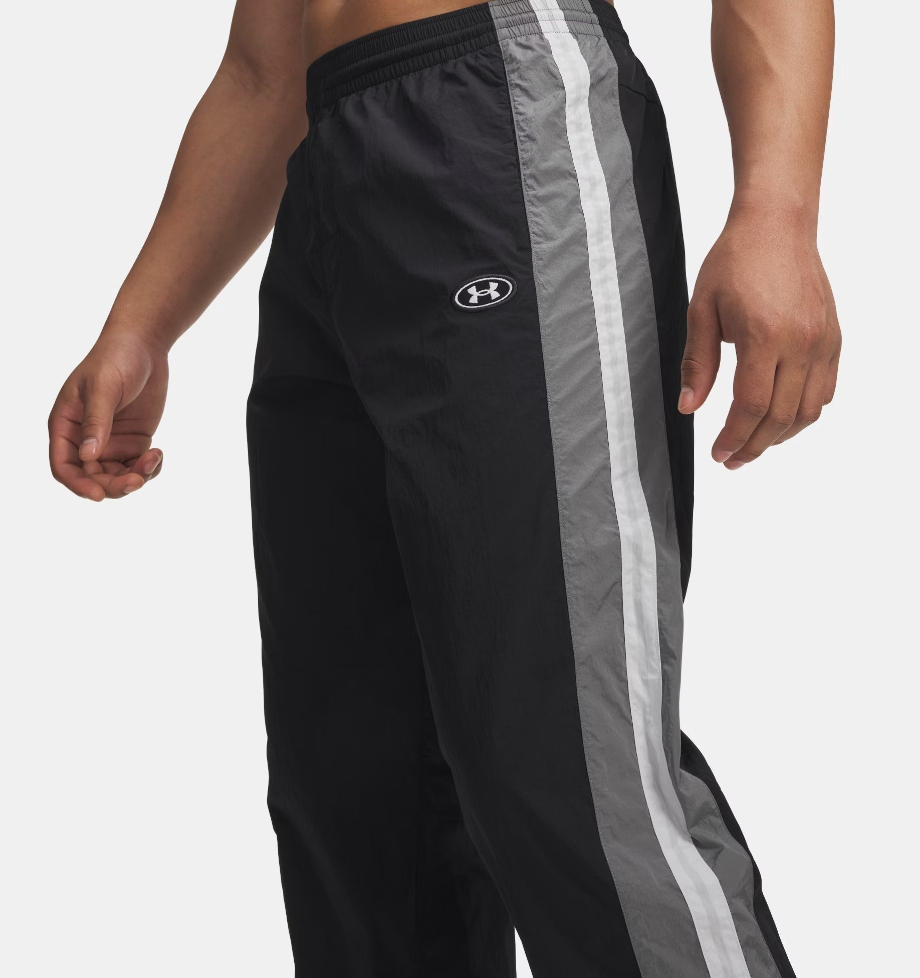 Under Armour 77-6009662 Jogger Nero Icon Woven Nylon