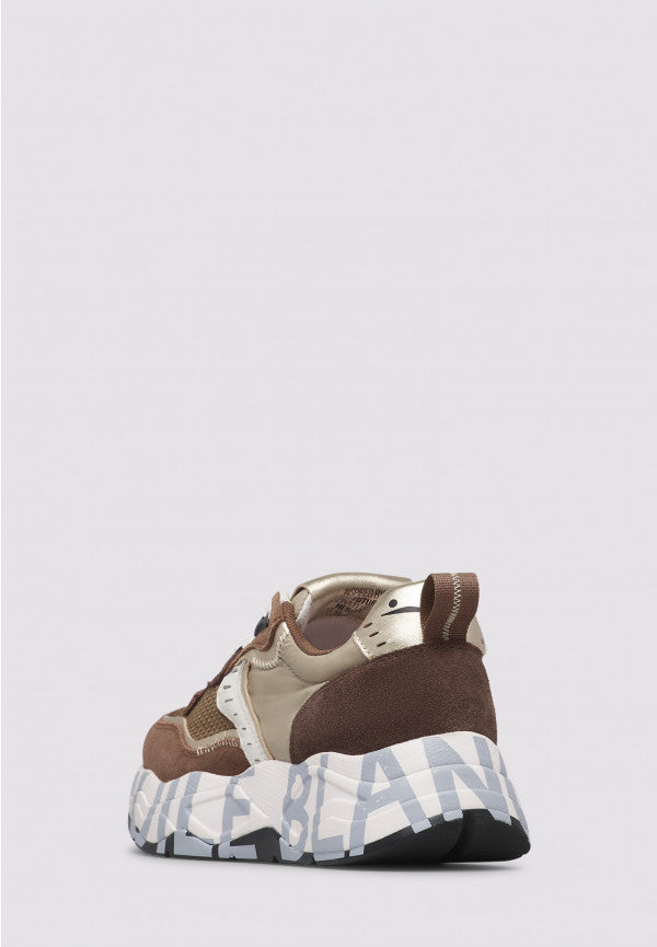 Voile Blanche 201747523 Sneakers Donna Cocoa Beige Mesh