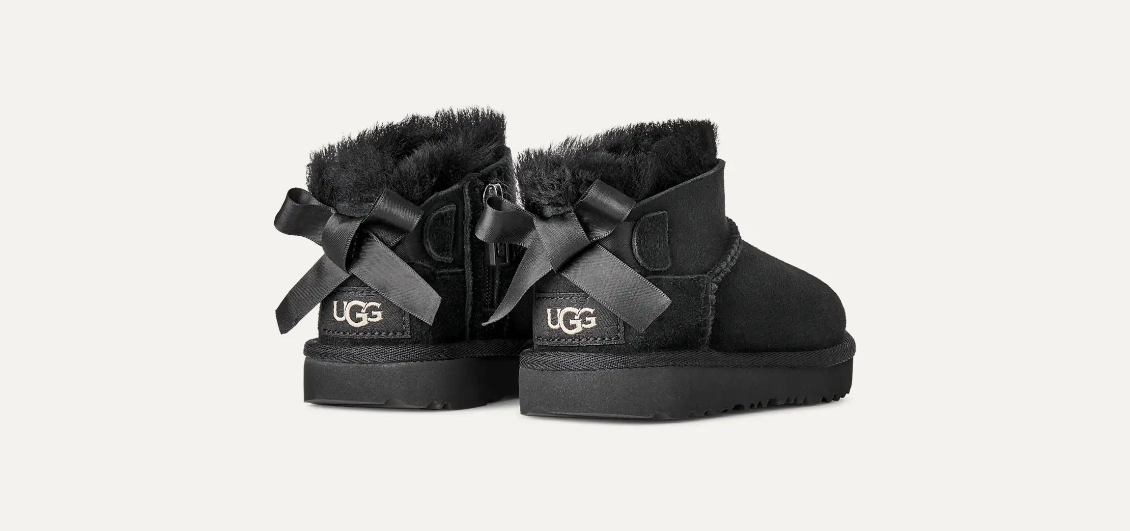 UGG Ultra Mini Bailey Bow 1185920T Scarponcino Bambina Nero