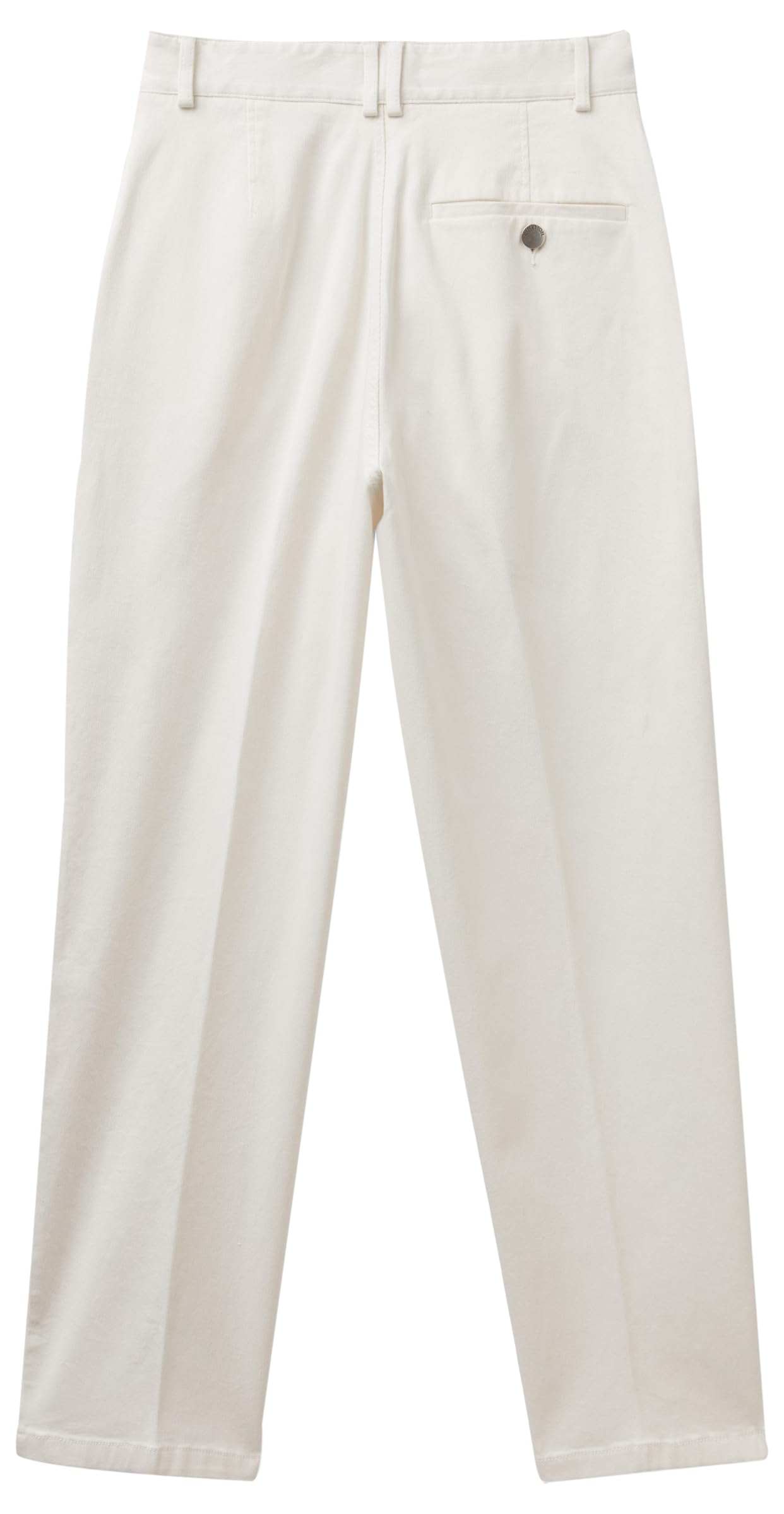 Benetton 4TDCDF05X Pantaloni Donna Chino 40 Raso Cotone