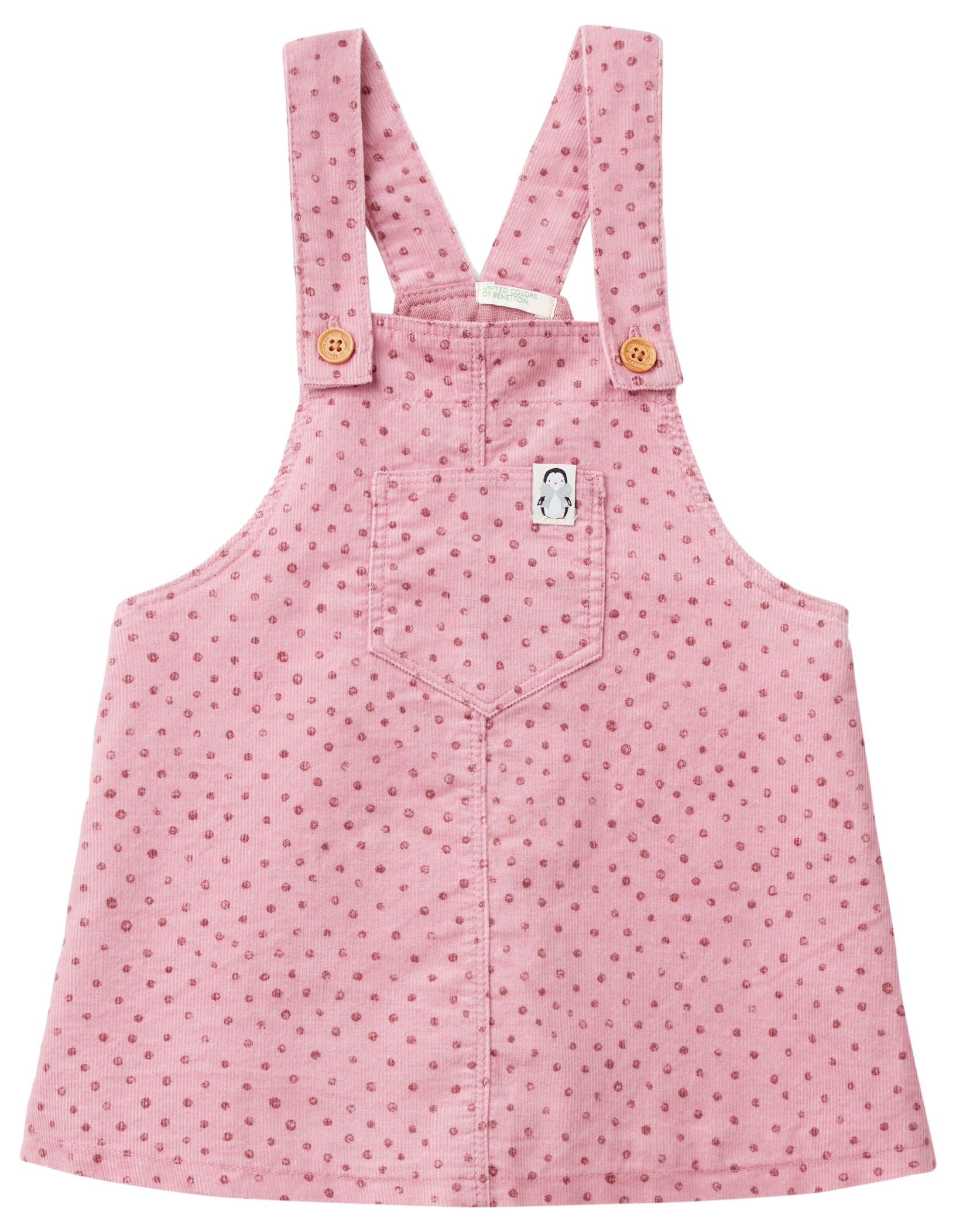 Benetton Gonna Salopette Velluto Righe 68 Neonato