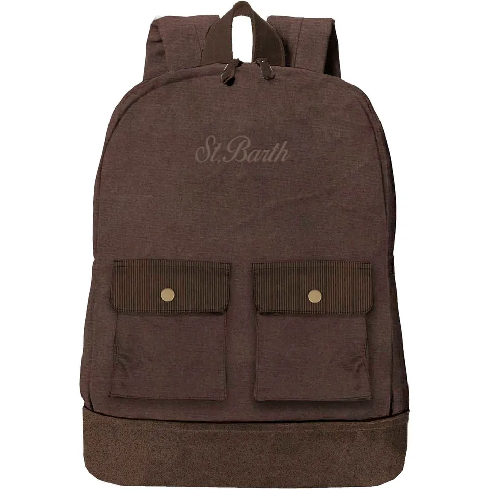 MC2 Saint Barth Cody Wax 00128M zaino uomo marrone nylon