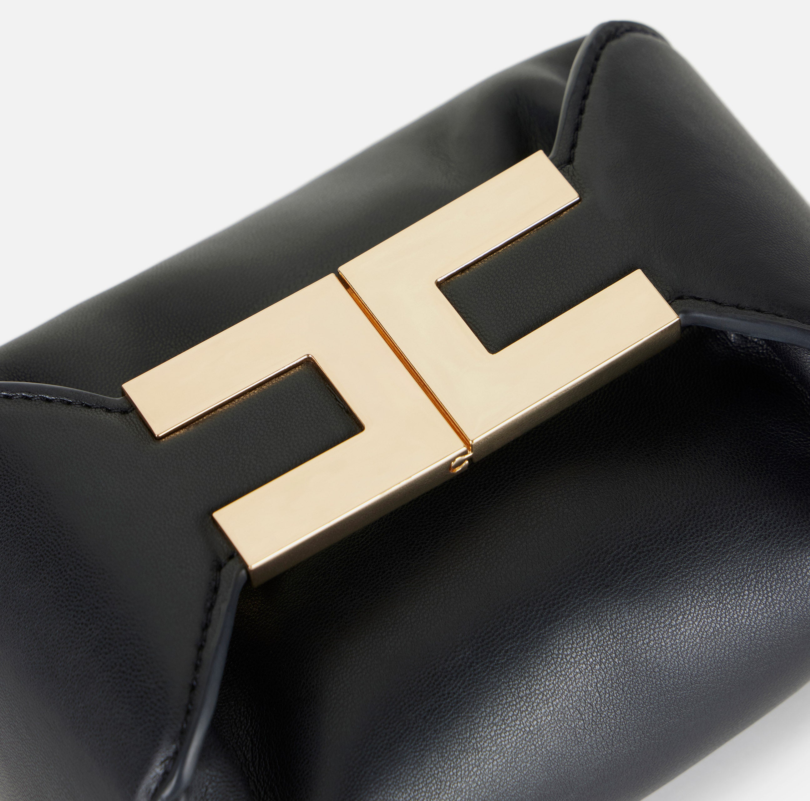 Elisabetta Franchi BS07A62E borsa hobo nera ecopelle