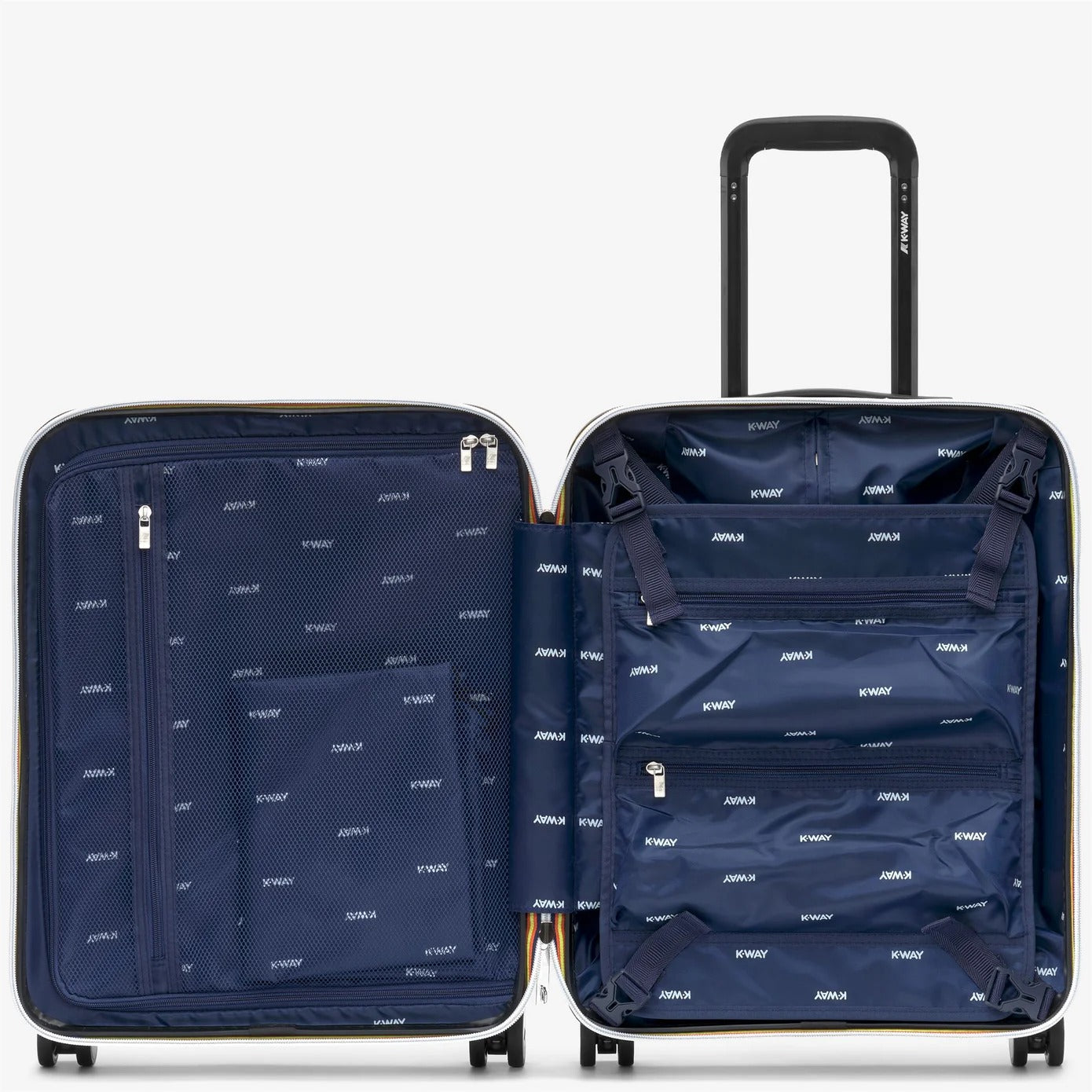 K-Way Eudoxie K4125ZW trolley rigido grigio cabina 39L
