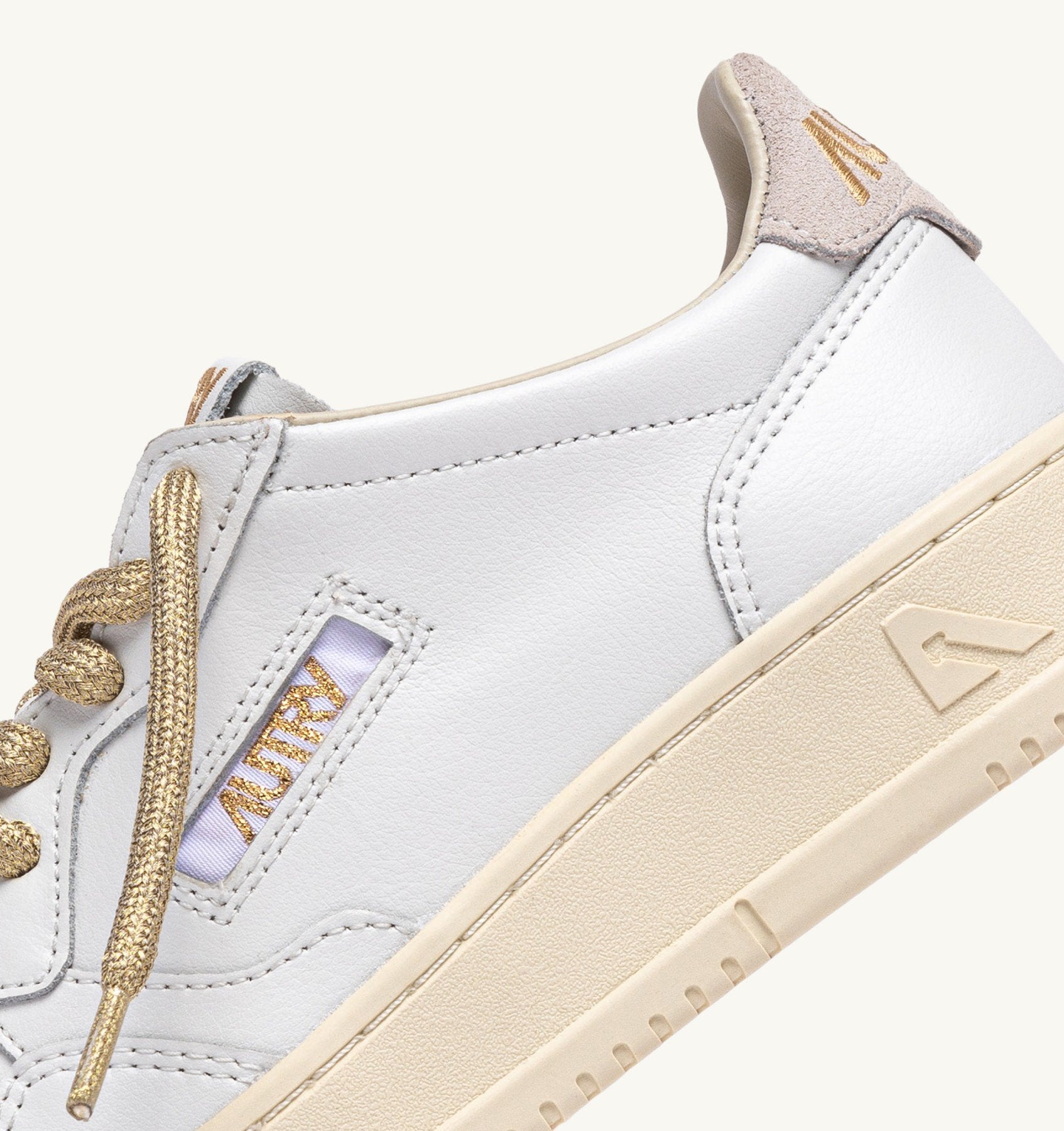 Autry Medalist AULW-SW01 sneakers bianche oro
