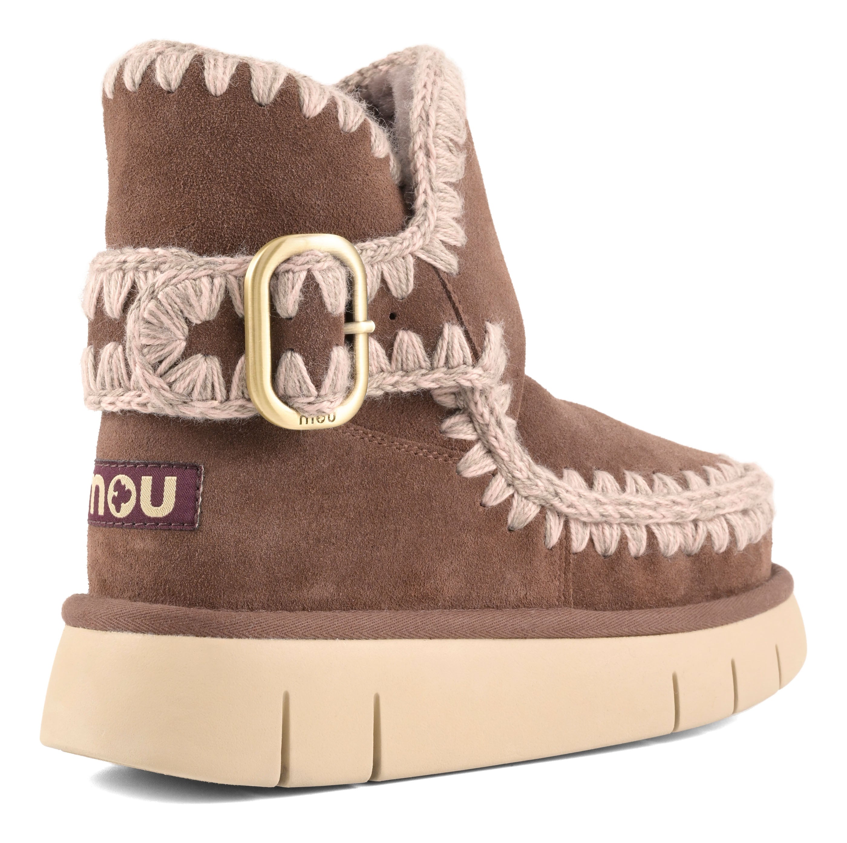 Mou Bounce Boot FW531020A Stivaletto Brown Pepper Montone