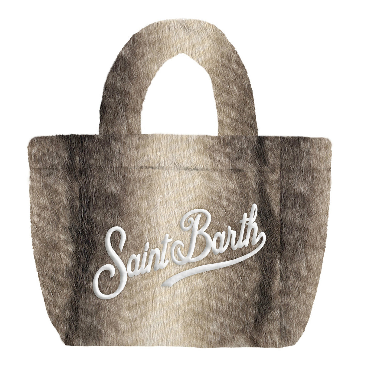 MC2 Saint Barth Colette Soft Fur borsa grigio donna