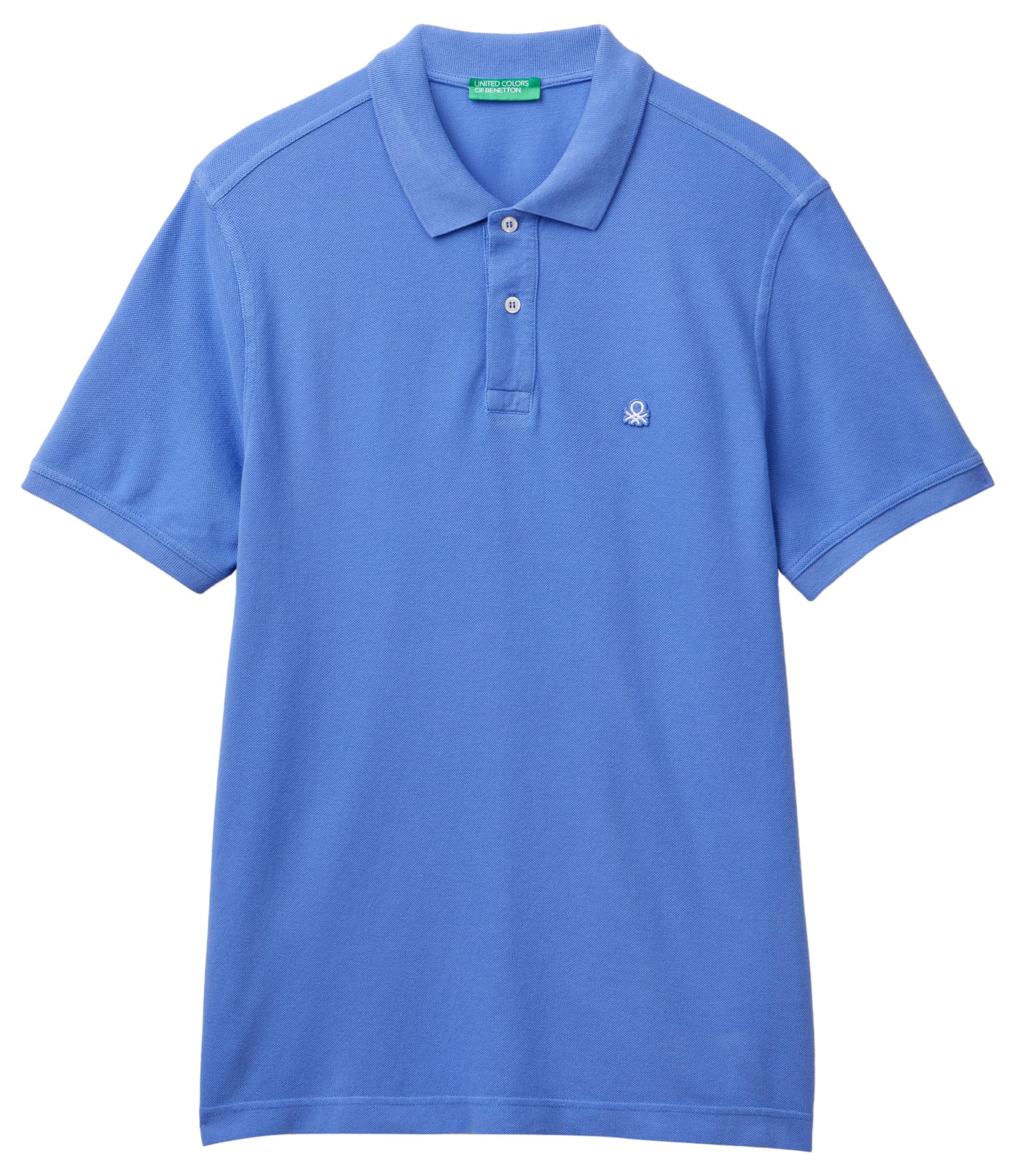 Benetton Polo Piquet Regular Logo Uomo Manica Corta