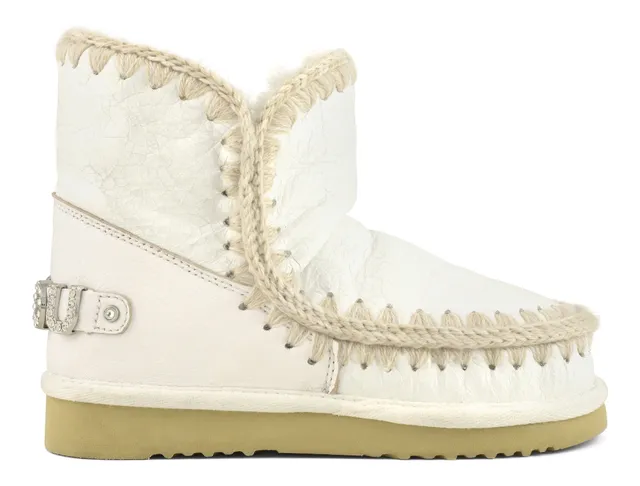 Mou Eskimo 18 FW101036C Stivaletto Montone Waxi White Strass
