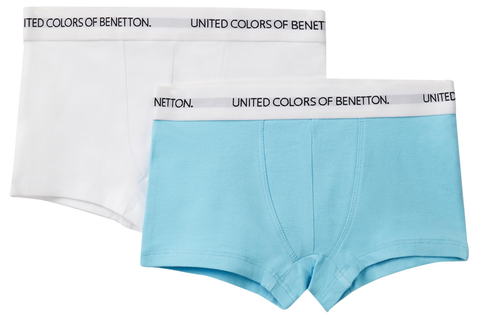 Benetton 3op80x230 set 2 boxer bambino verde taglia 90
