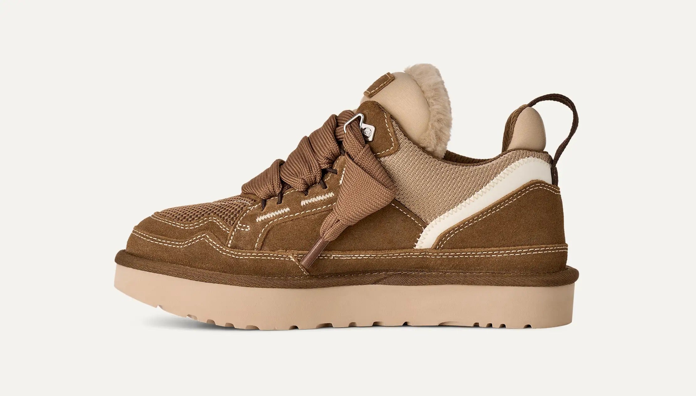 UGG Lowmel 1144032 sneakers donna Light Bronze suede