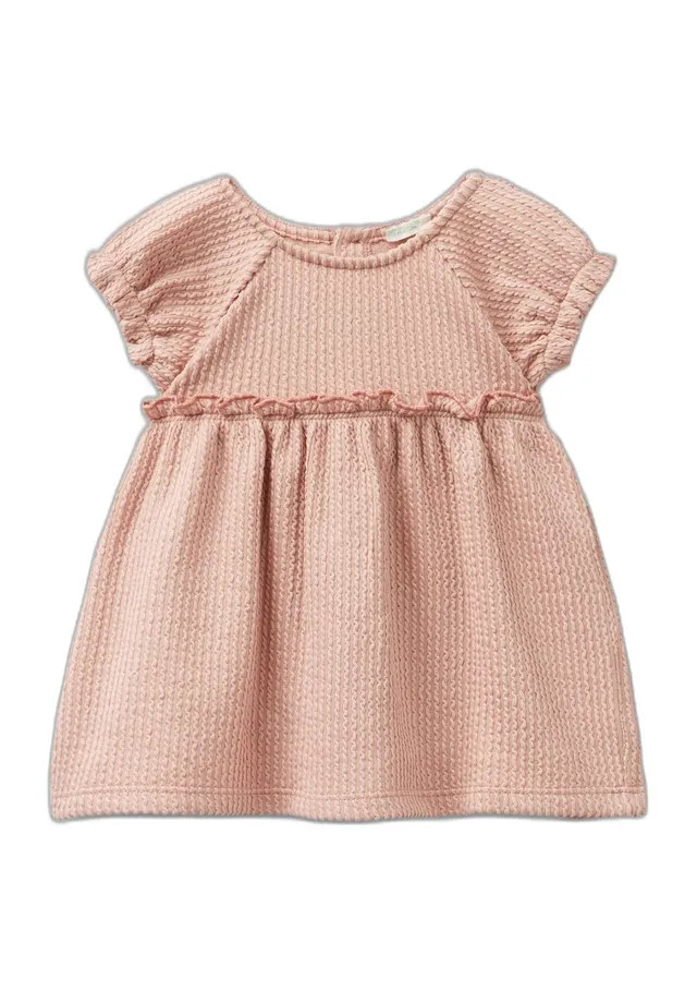 Benetton 3LC4AV00A Vestito Bimba Taglia 50 Jacquard