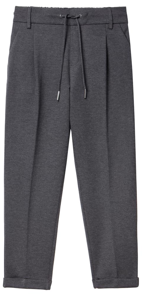 Benetton Pantalone Jogger Viscosa con Coulisse