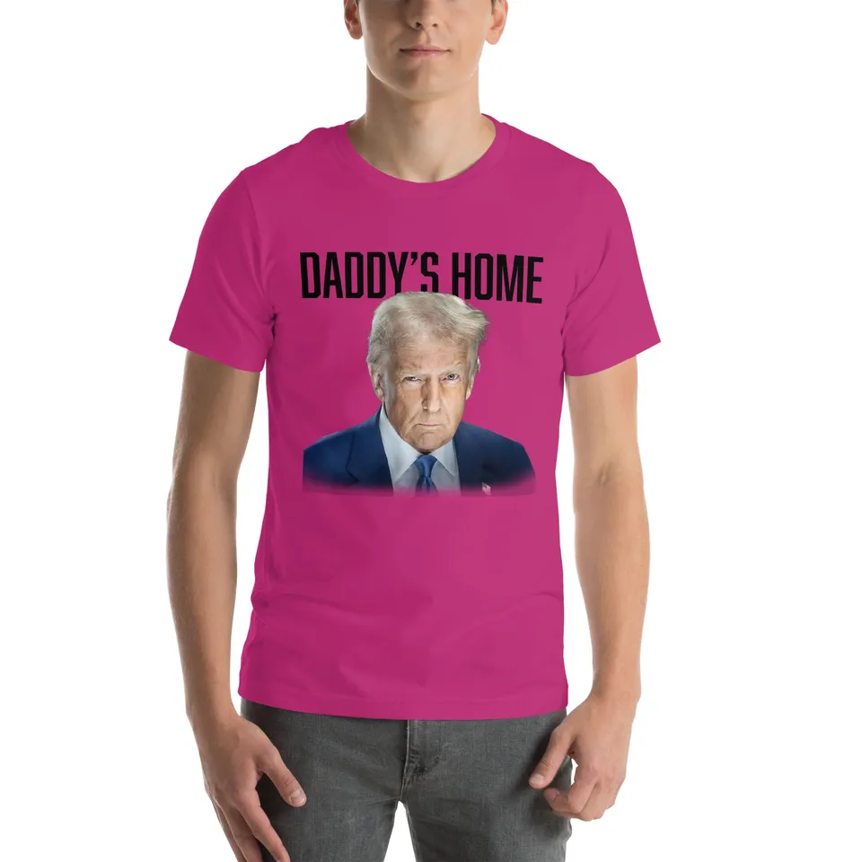 Pure Trash Trump Daddy's Home t-shirt uomo cotone