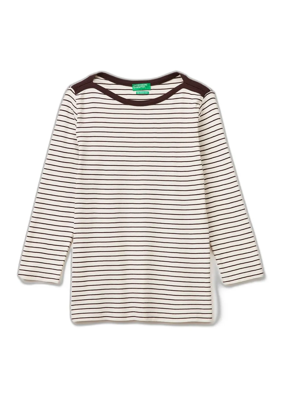 Benetton 339pd10c4 Maglietta Donna Scollo Barca XS