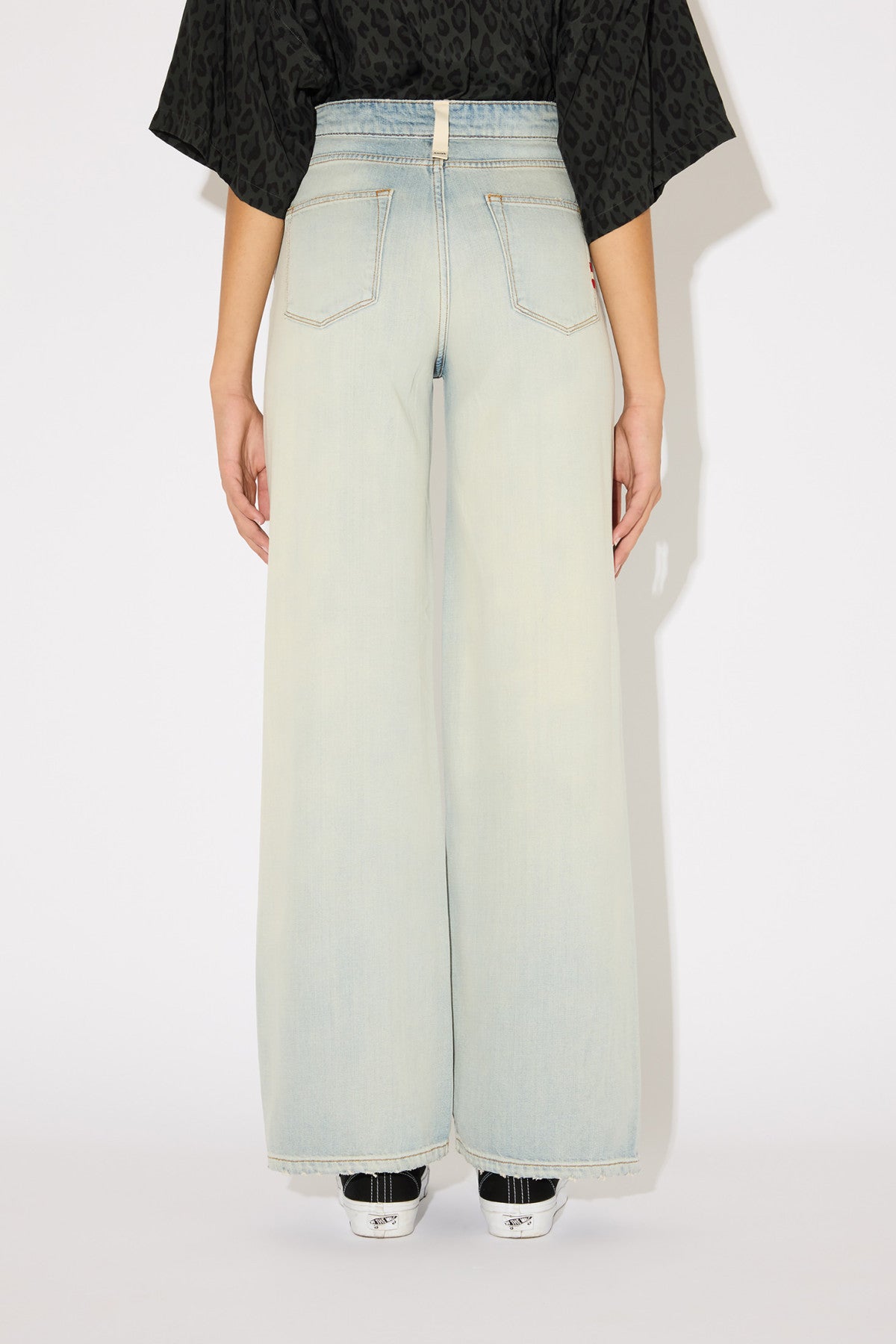 Amish Linda Flow AMD001D7463201 Jeans Blu Relaxed