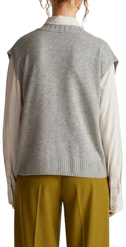 Benetton Gilet Donna Scollo V Spalla Ampia Morbido