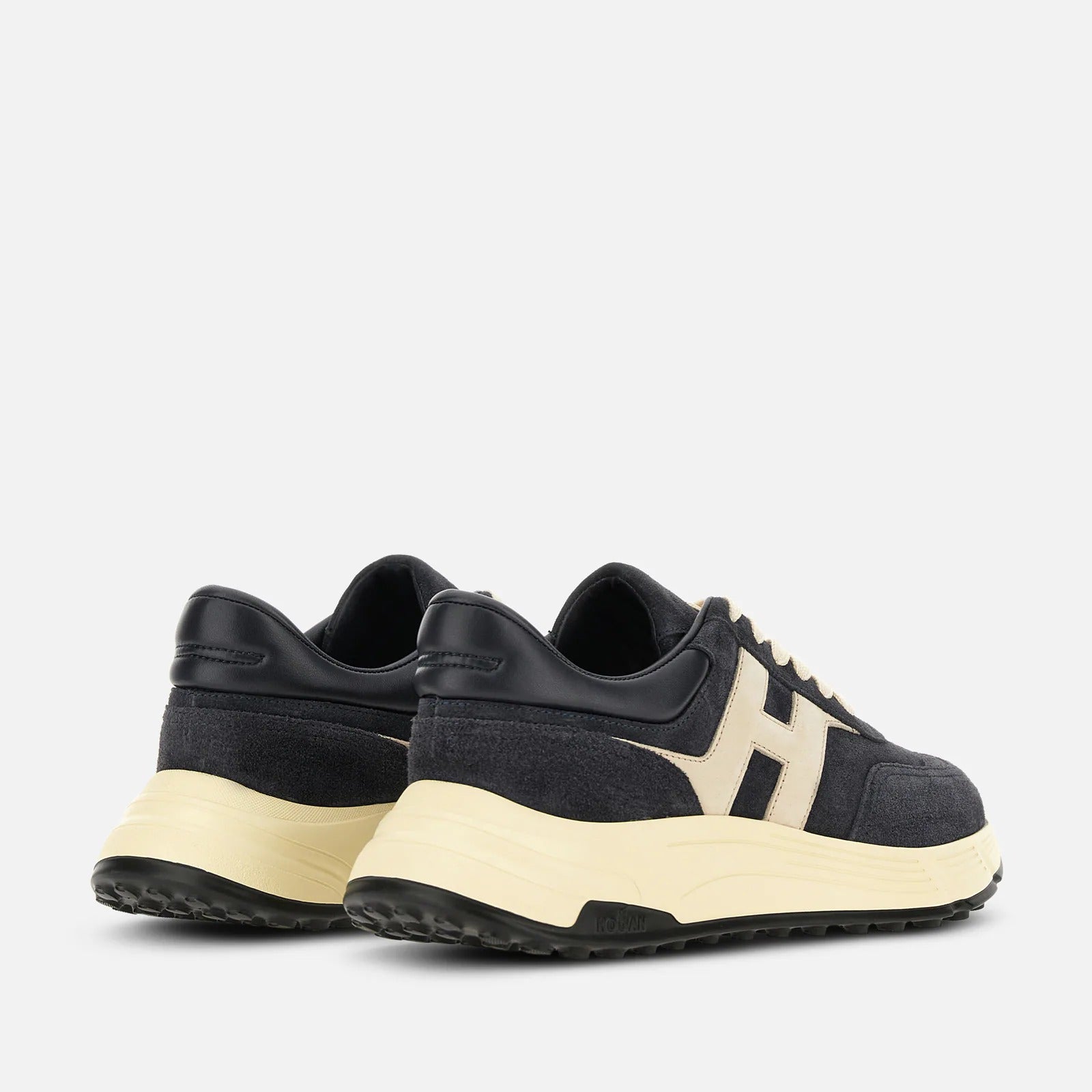 Hogan Hyperlight HXM5630 Sneakers Uomo Blu Suede