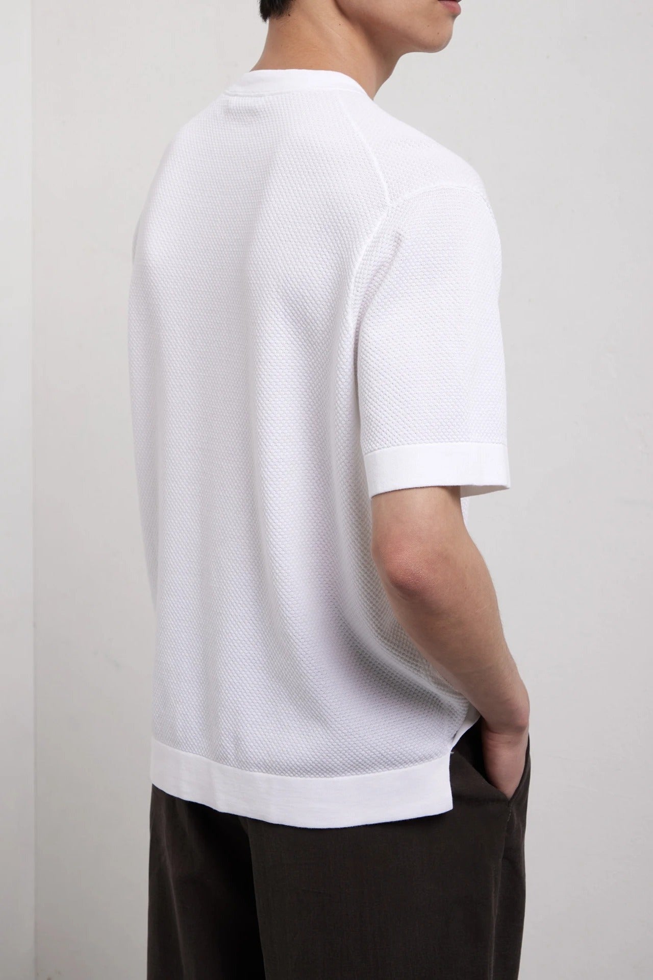 Kangra 3008 21 maglia bianco punto pluriball