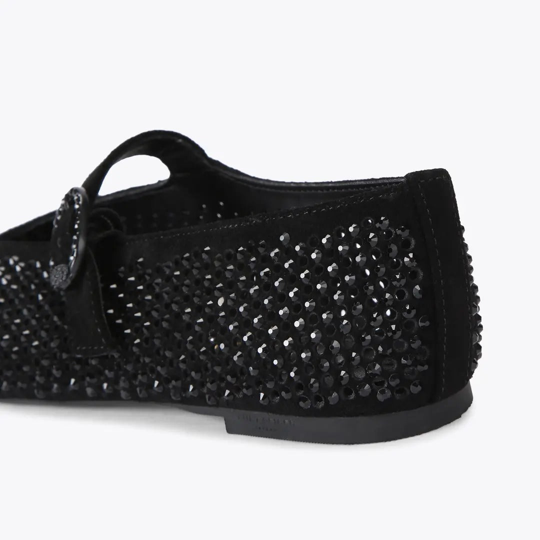 Kurt Geiger Mayfair 2656300209 Ballerina Nera Cristalli