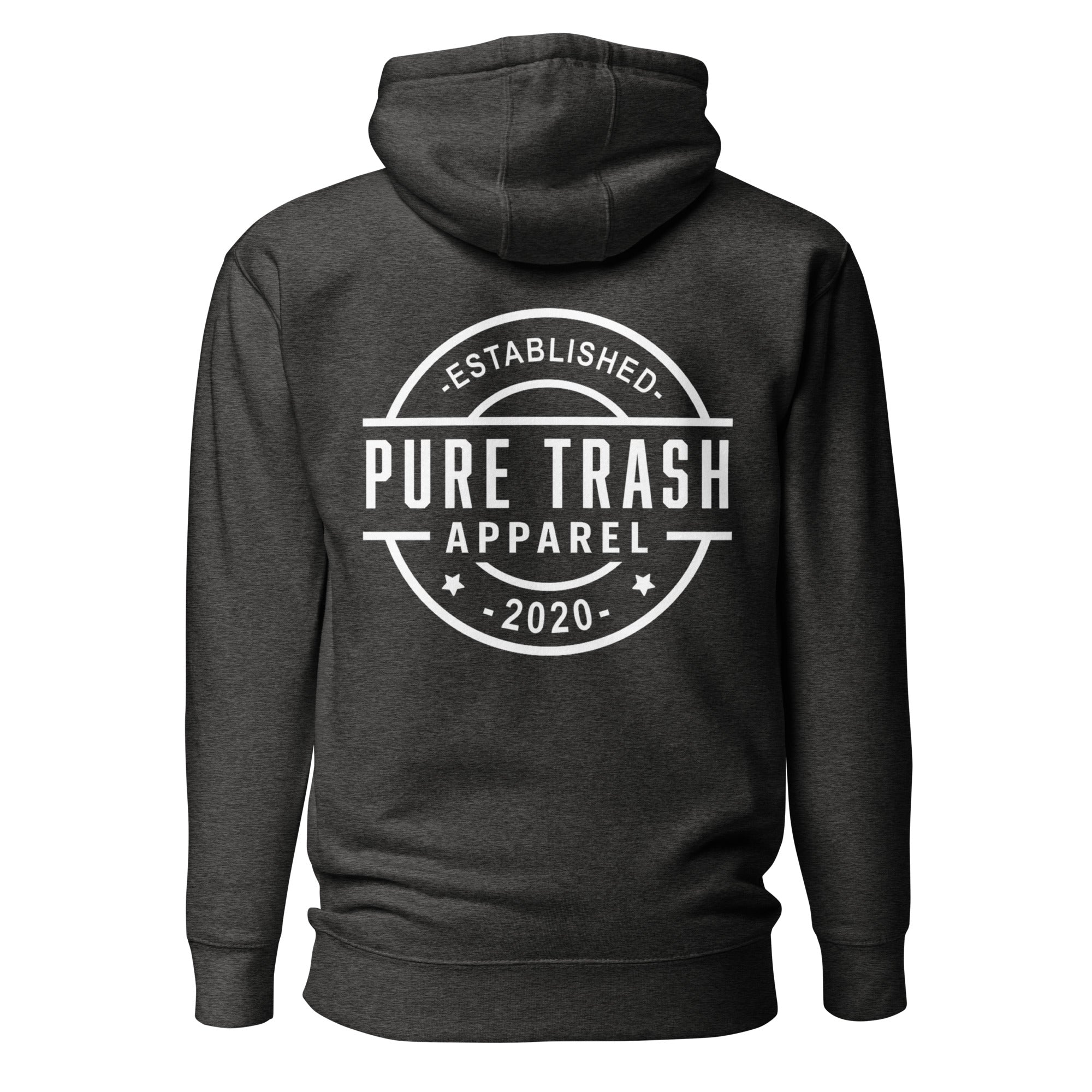 Pure Trash Established felpa unisex cappuccio