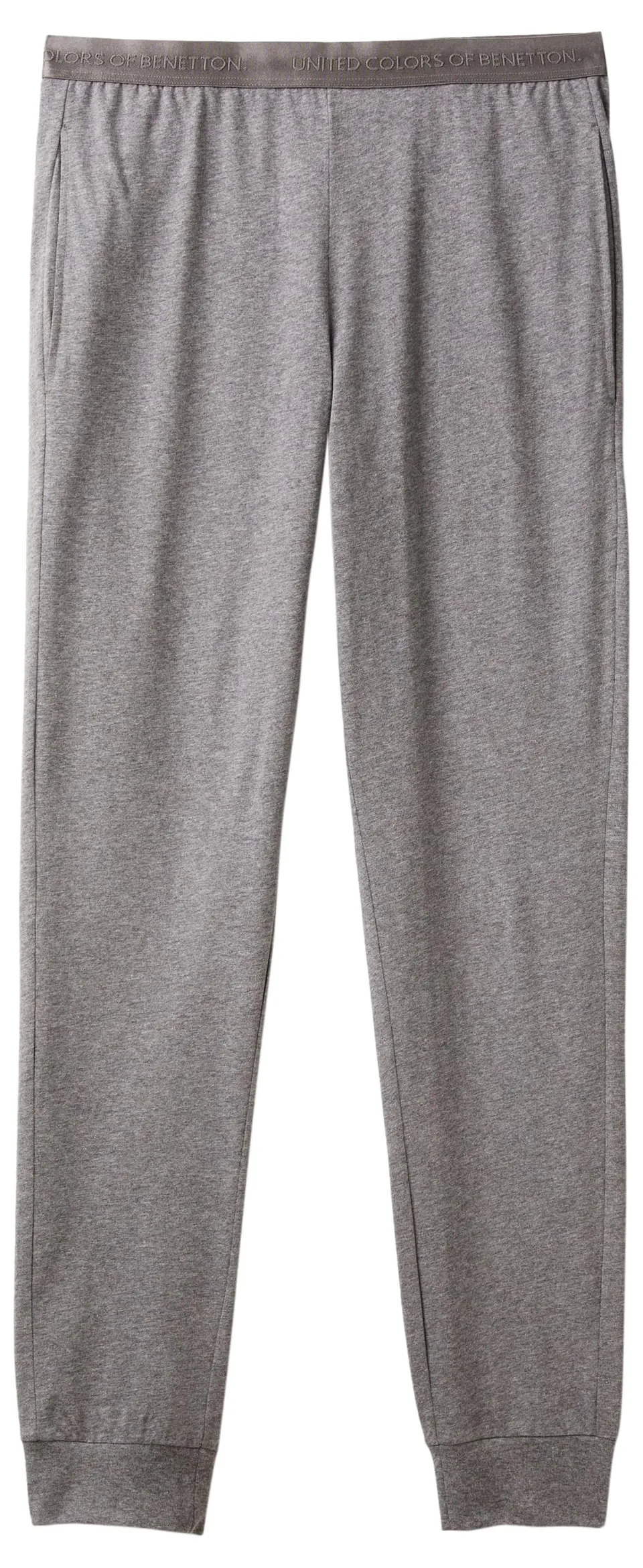 Benetton 30964F00G Pantalone Pigiama Uomo Jersey Blu