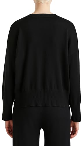 Benetton Maglieria maglione donna girocollo boxy quotidiano