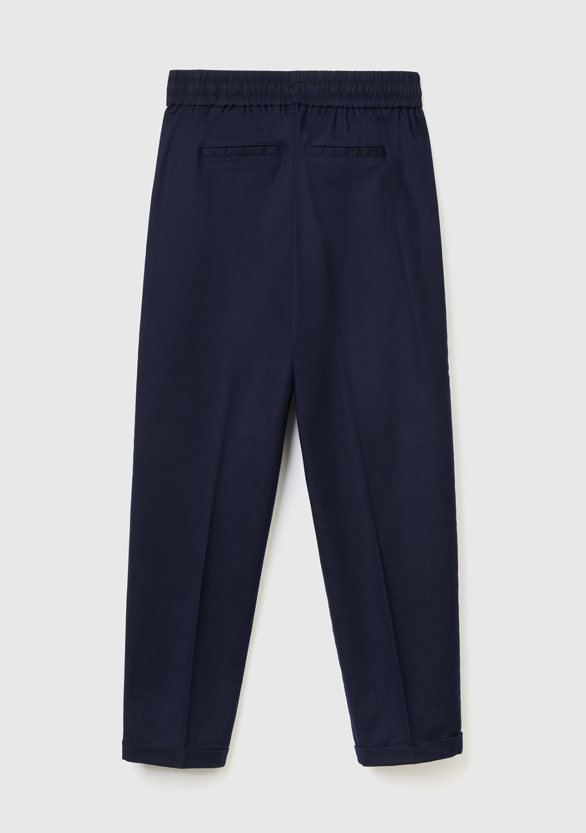 Benetton Pantaloni Joggers Donna Cotone Blu Scuro