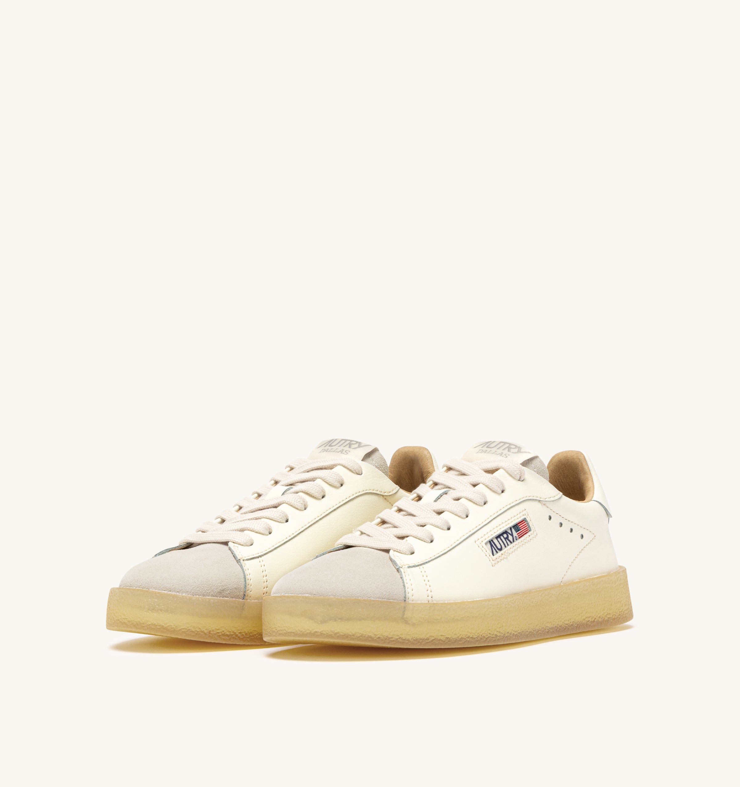 Autry Dallas Low ADLM-FD01 Sneakers White Marshmallow pelle