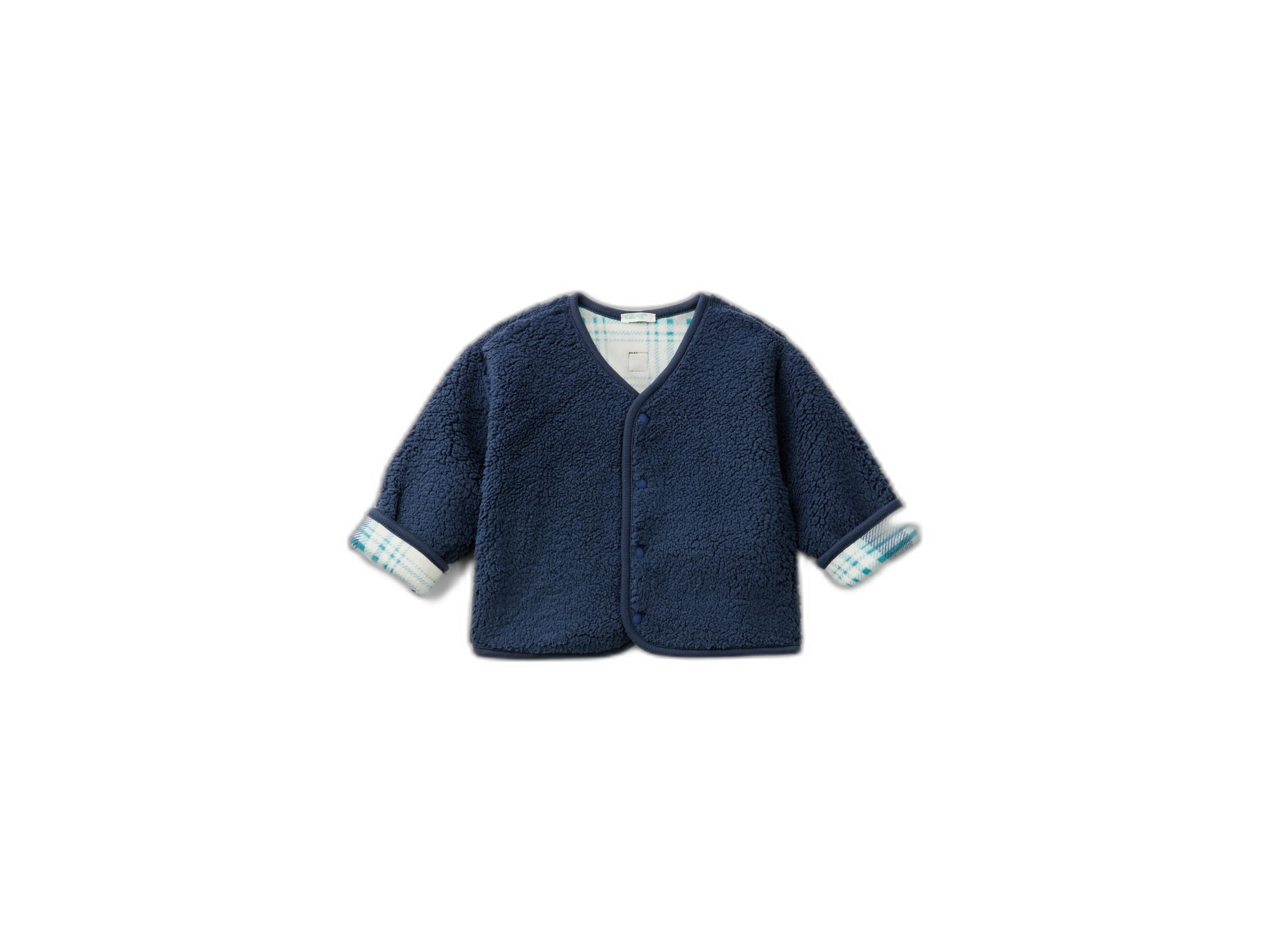 Benetton Maglieria 3EKNA501G Cardigan Bimbo Taglia 50 Reversibile