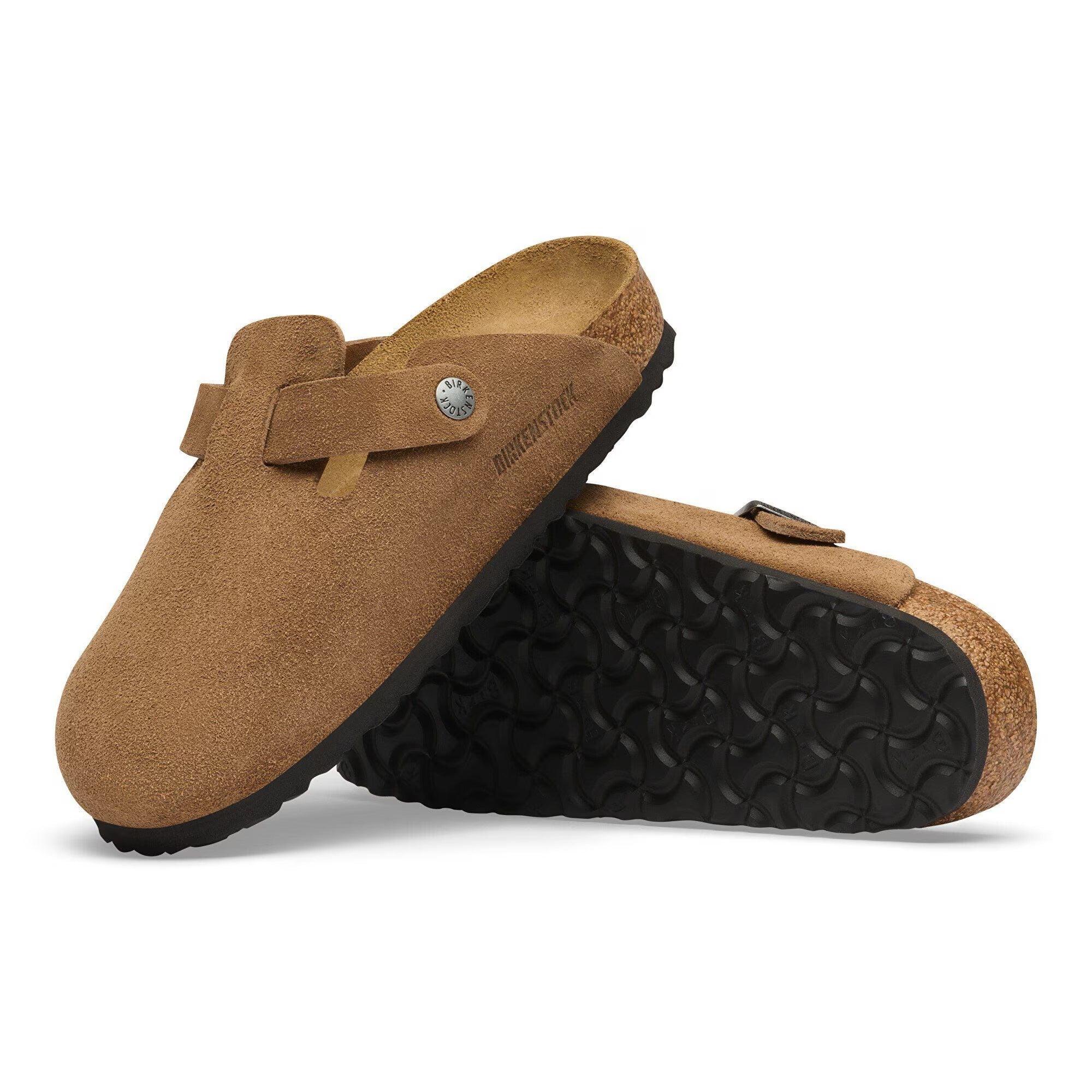 Birkenstock Boston 1032795 ciabatta Dark Tea suede