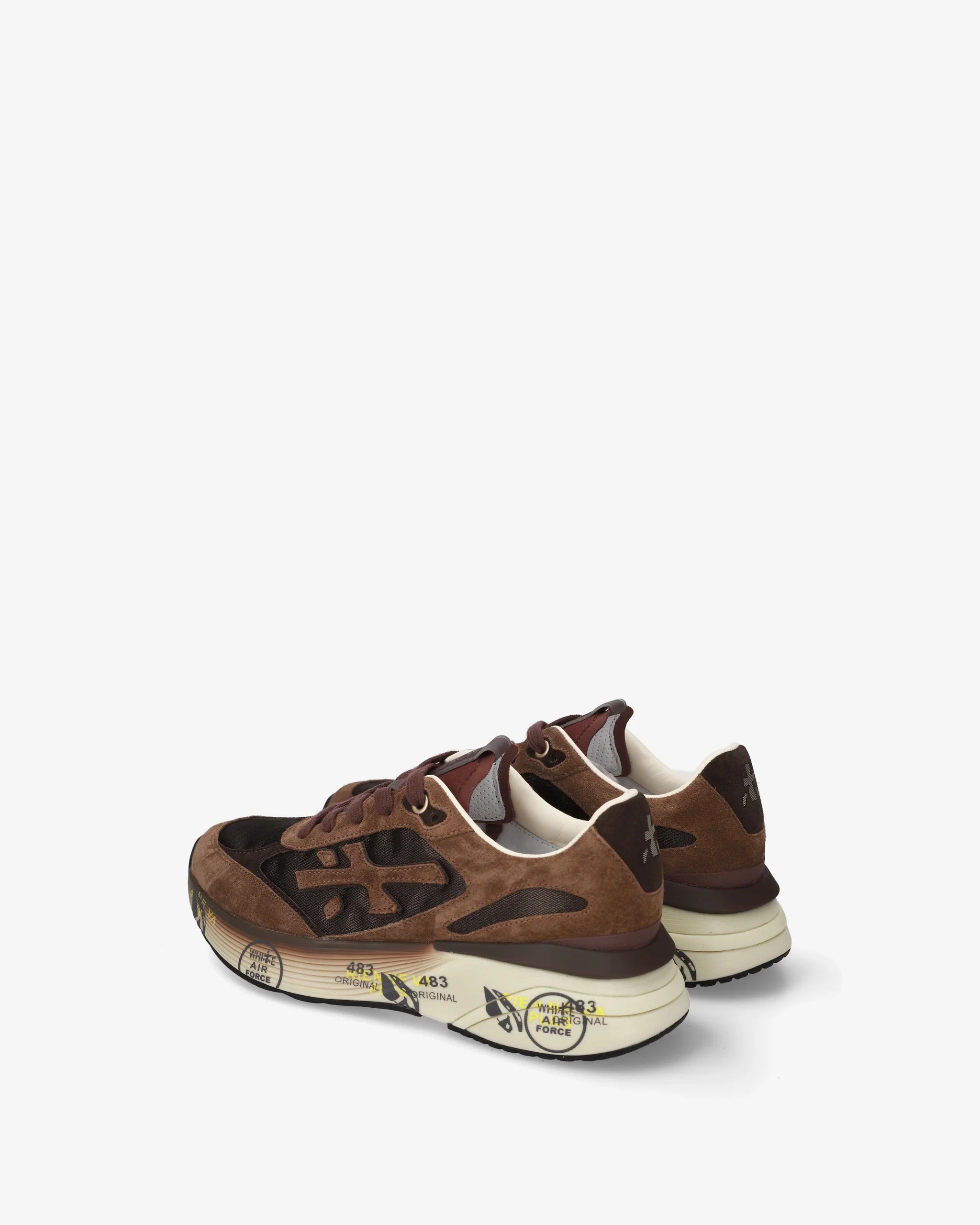 Premiata Moerun D 8562 Sneakers Donna Marrone Suede