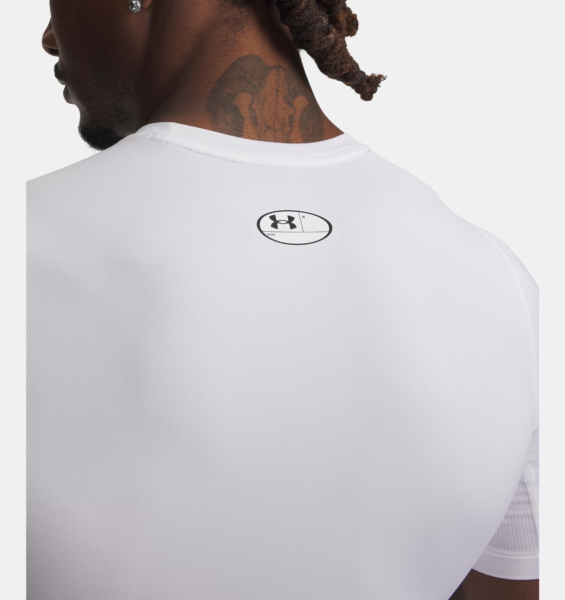 Under Armour 77-1361518 T-Shirt HeatGear Bianca SM