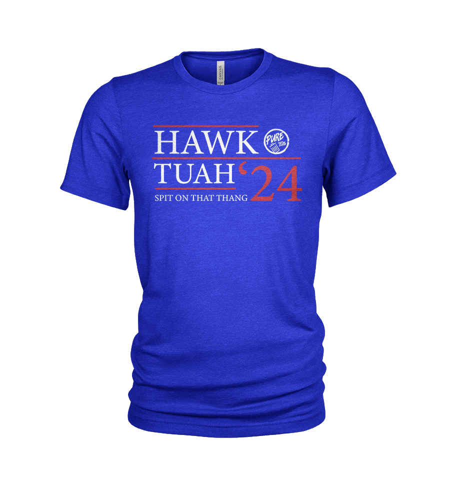 Pure Trash Hawk Tuah 24 maglietta uomo nero cotone
