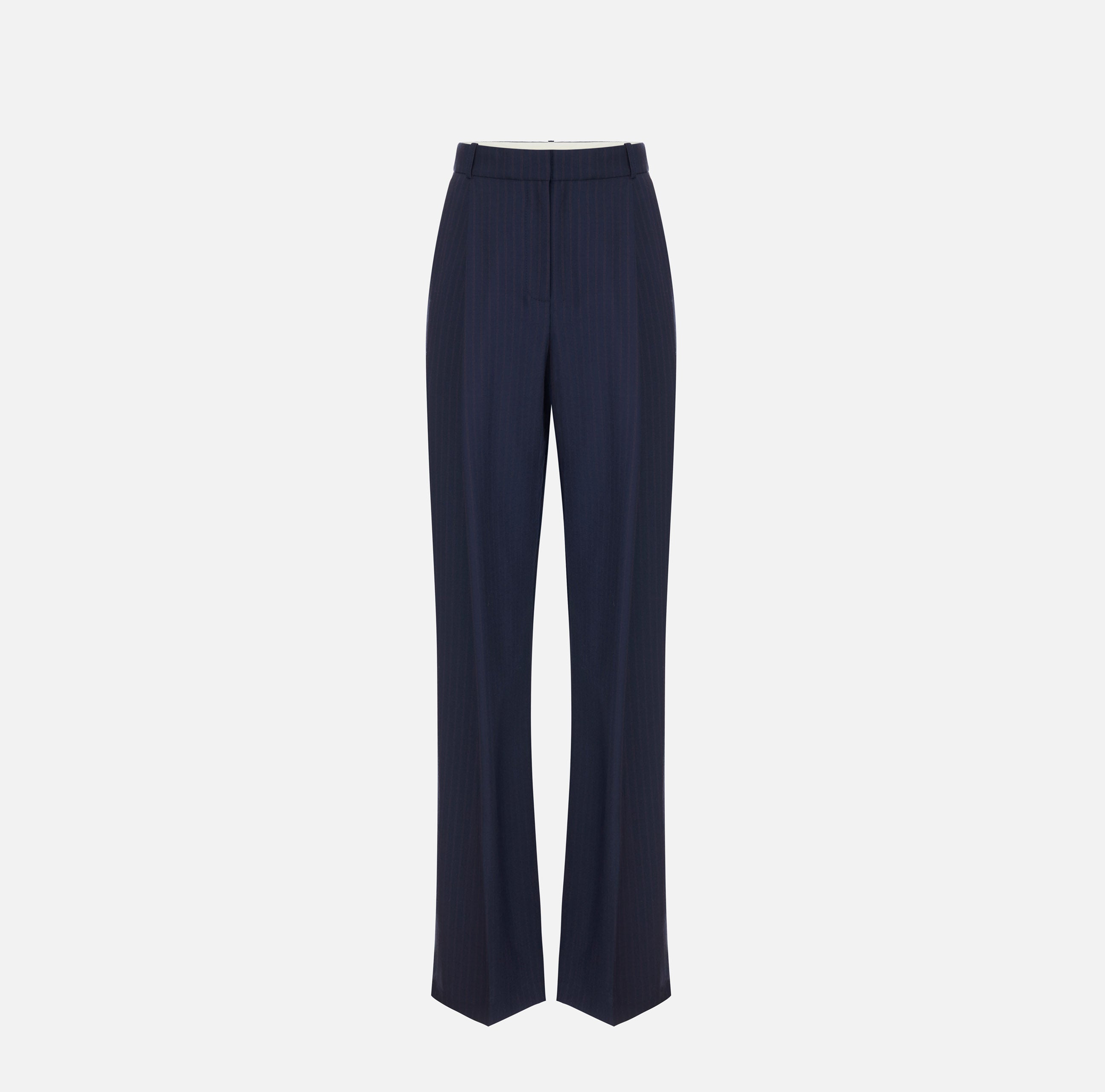 Elisabetta Franchi PA17666E2 pantalone palazzo blu notte taglia 40
