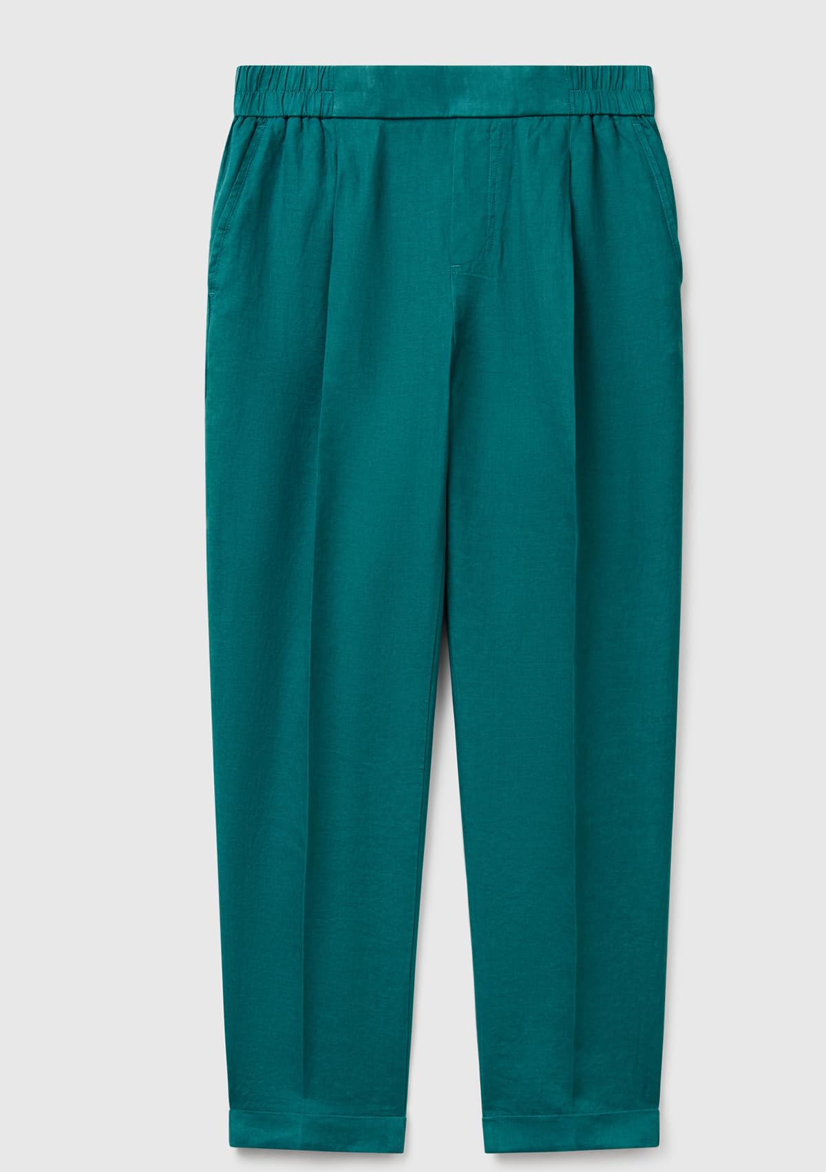 Benetton Pantaloni Regular Donna Blu Notte 016
