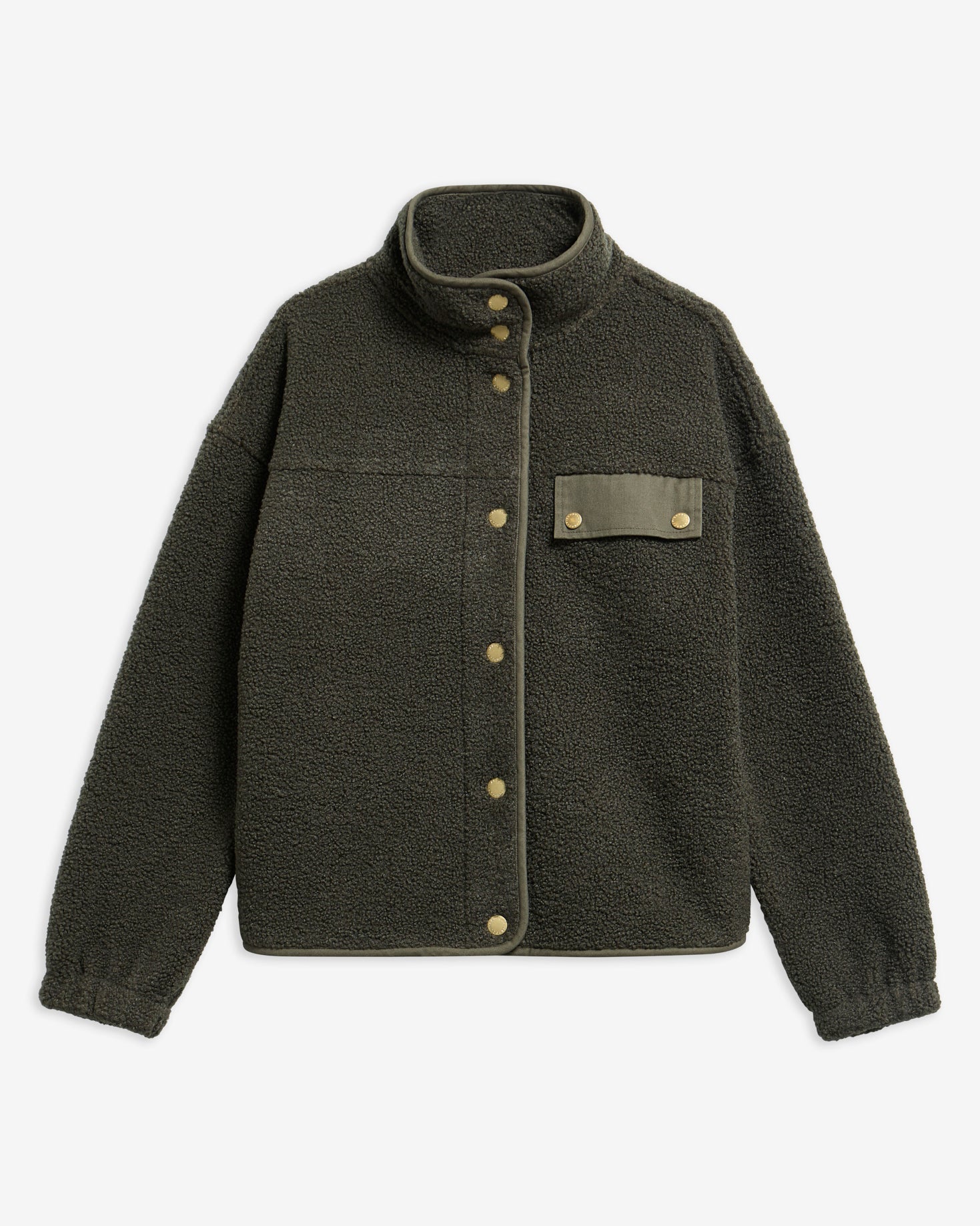 Barbour Mabel LFL0095 giacca pile olive donna