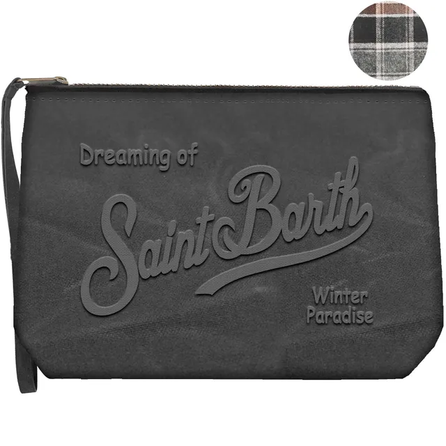 MC2 Saint Barth Aline Wax Pochette Nero Nylon